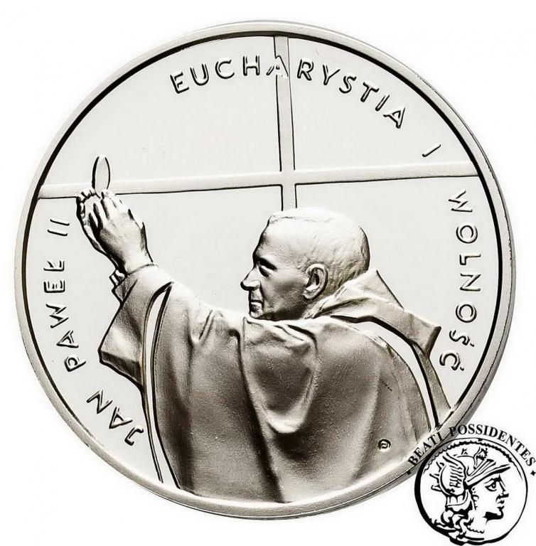 III RP 10 zł 1997 Jan Paweł II Eucharystia st.L