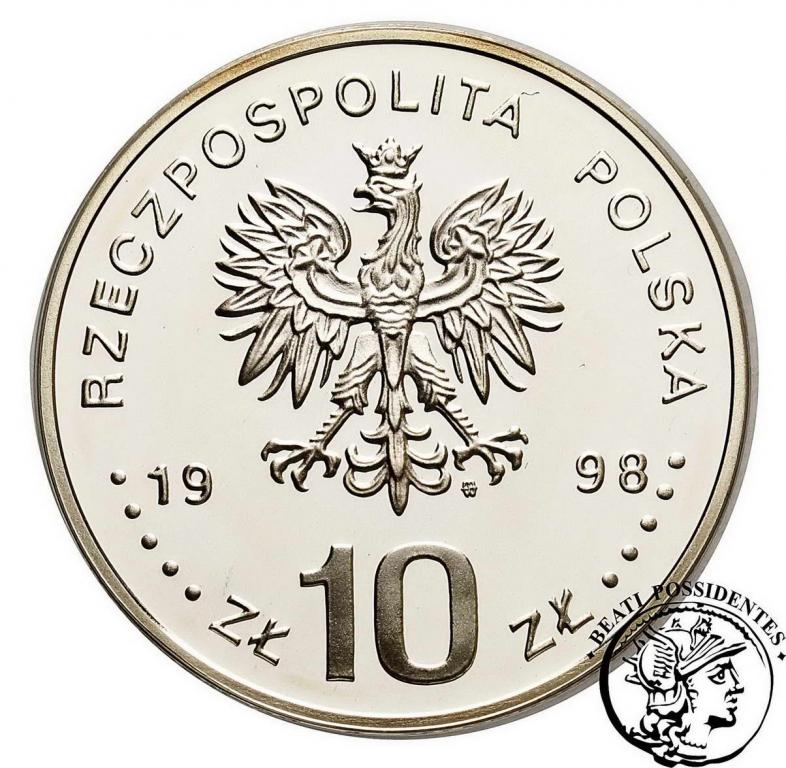 Polska III RP 10 złotych 1998 Prawa Człowieka st.L