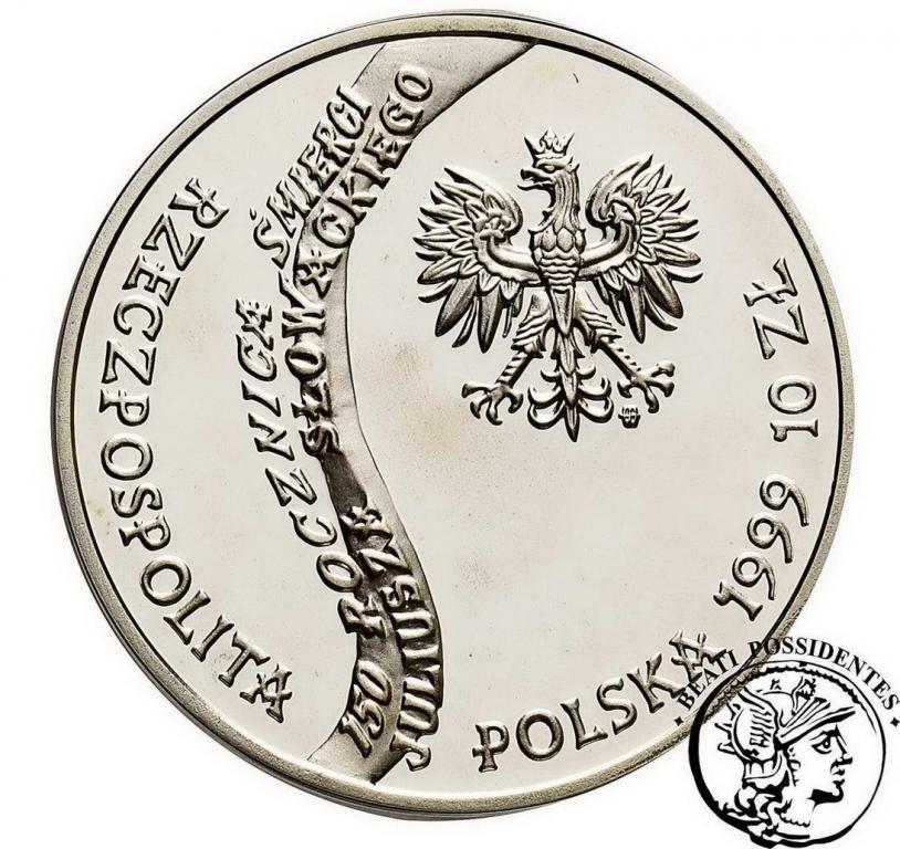Polska III RP 10 złotych 1999 Juliusz Słowacki stL
