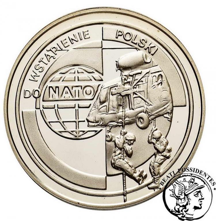 Polska III RP 10 złotych 1999 Polska w NATO st.L