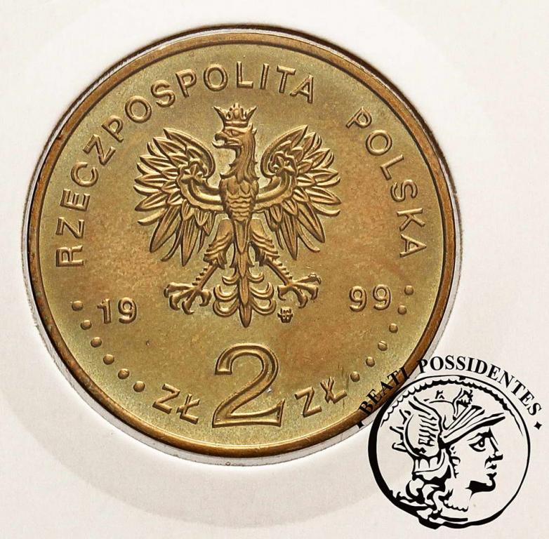 Polska III RP 2 złote 1999 Ernest Malinowski st.1-