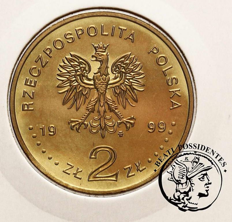 Polska III RP 2 złote 1999 Juliusz Słowacki st.1-