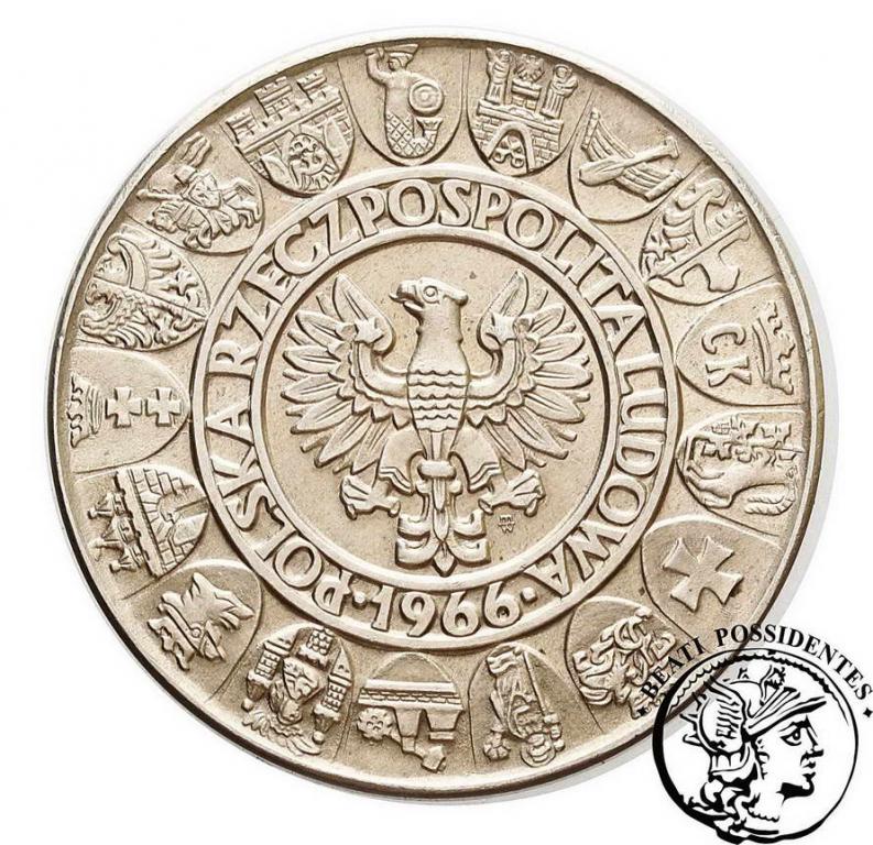 PRL 100 złotych 1966 Millenium st. 1-