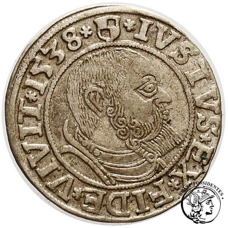 Polska Albrecht grosz pruski 1538 st.2-