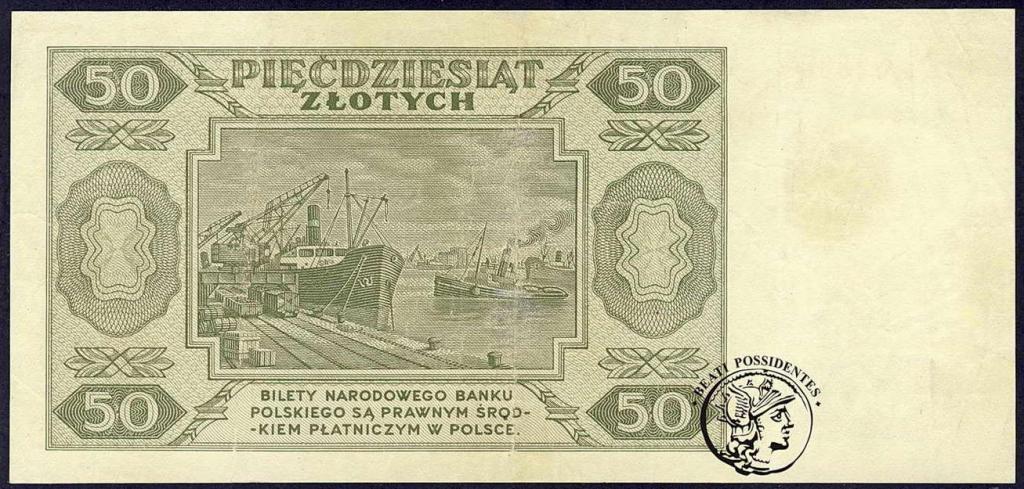 Polska 50 złotych 1948 seria DZ st.3-