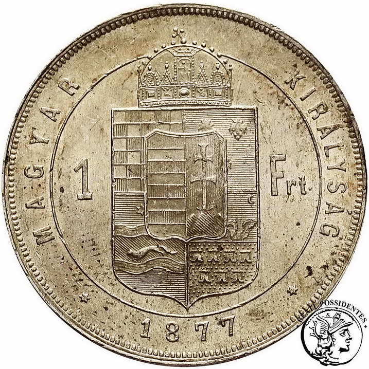 Węgry 1 Forint 1877 st.2-