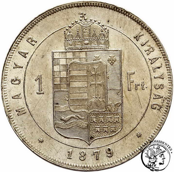 Węgry 1 Forint 1879 st.1-