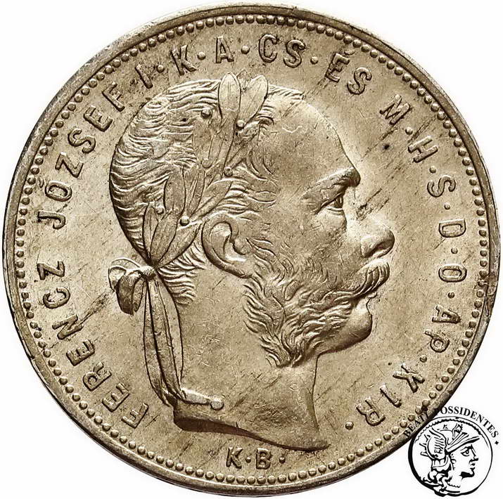 Węgry 1 Forint 1881 st.1-