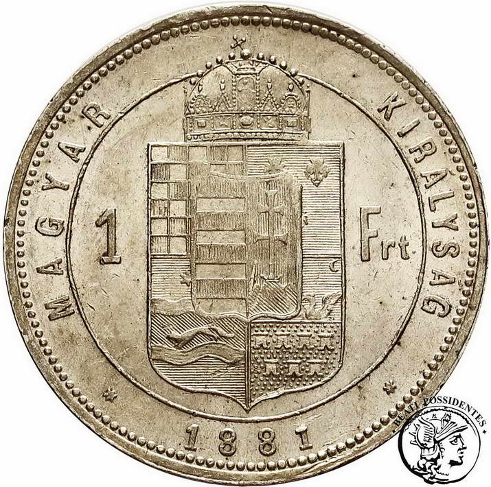 Węgry 1 Forint 1881 st.1-