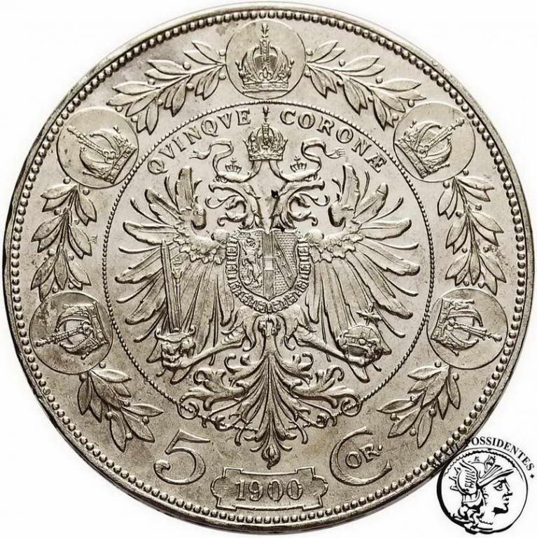 Austria 5 Koron 1900 st.2-