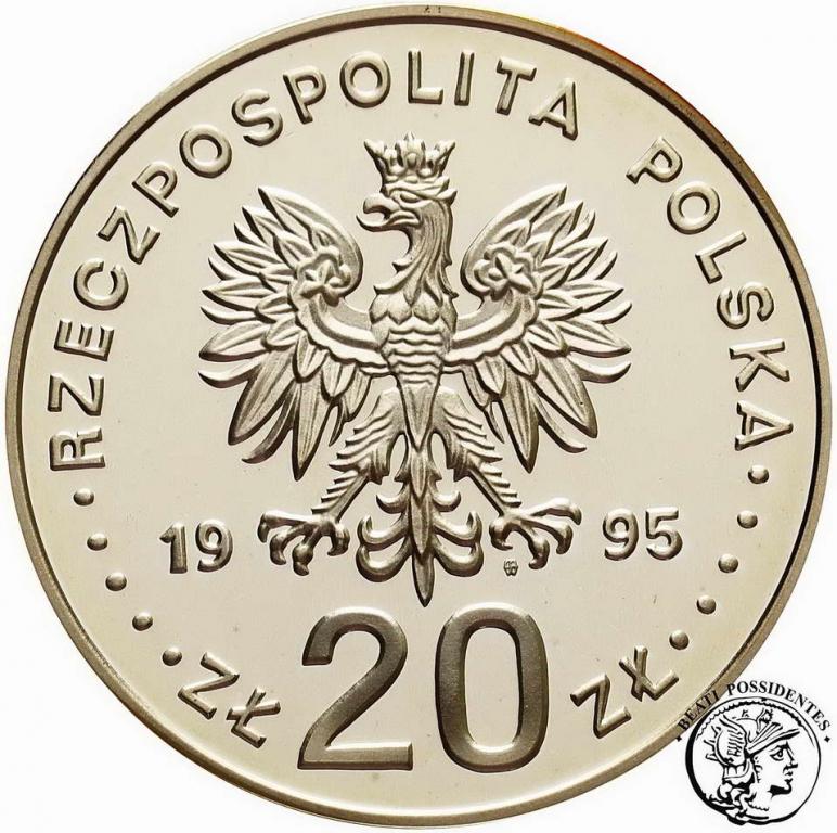 Polska III RP 20 złotych 1995 Oly Atlanta st.L