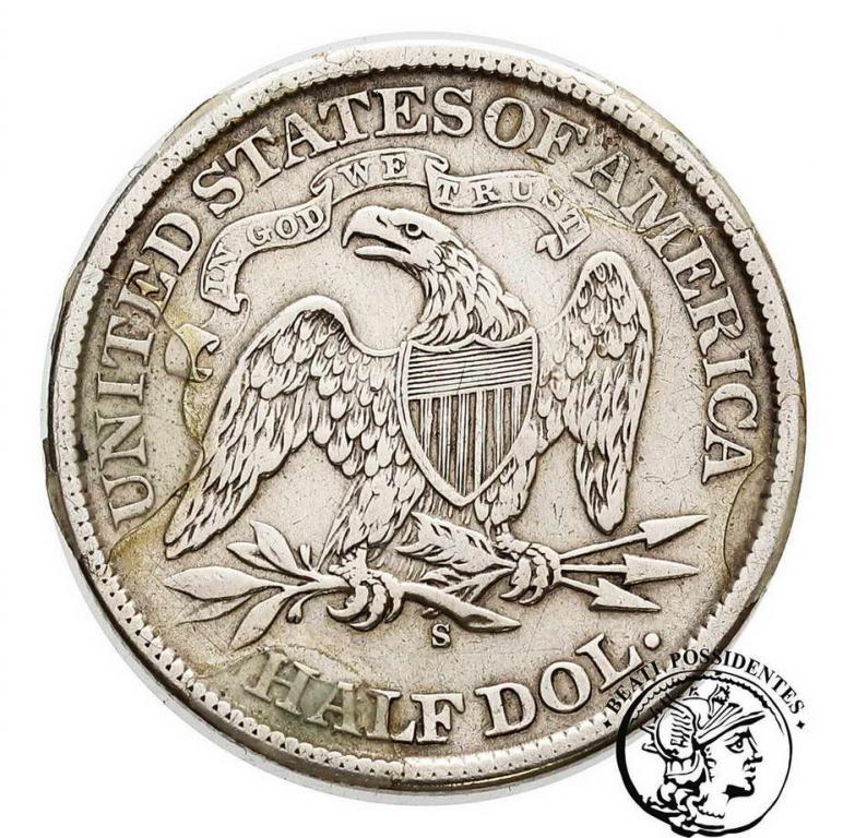 USA 1/2 dolara 1869 S San Francisco st.3