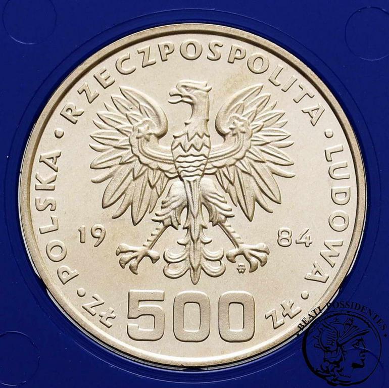 Polska 500 złotych 1984 Łabędź st. L