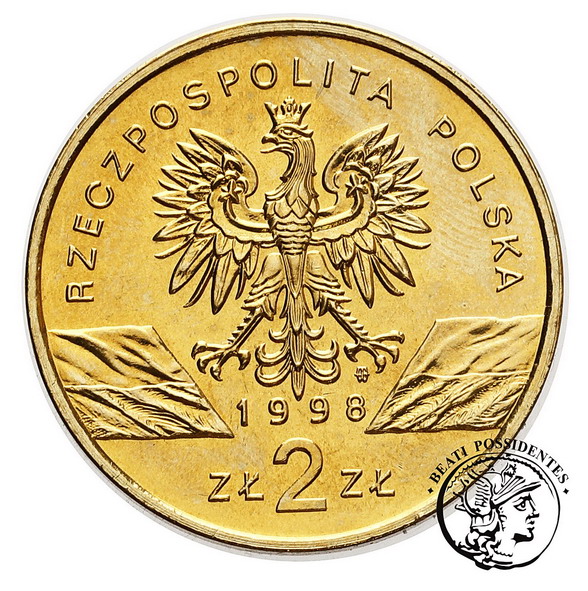 Polska III RP 2 złote 1998 Ropucha st. 1-