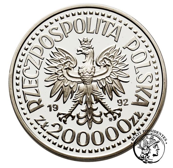 Polska III RP 200 000 zł Warneńczyk 1992 st. L