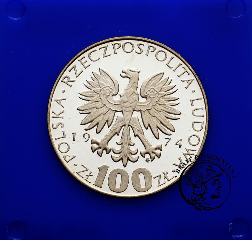 Polska PRL 100 złotych 1974 Skłodowska Curie st. L