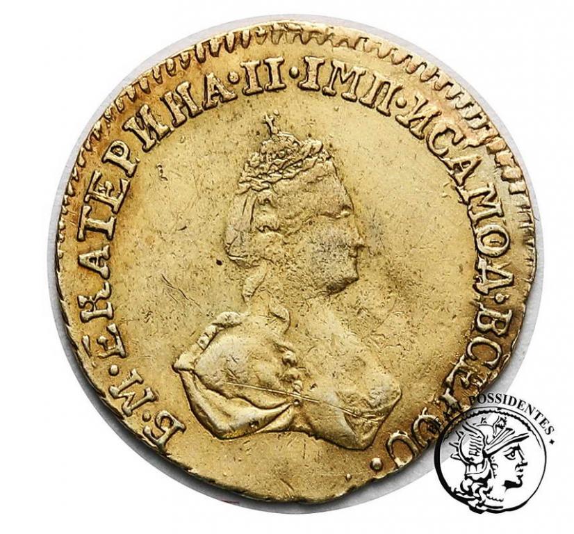 Rosja Katarzyna II rubel 1779 Złoto st. 3