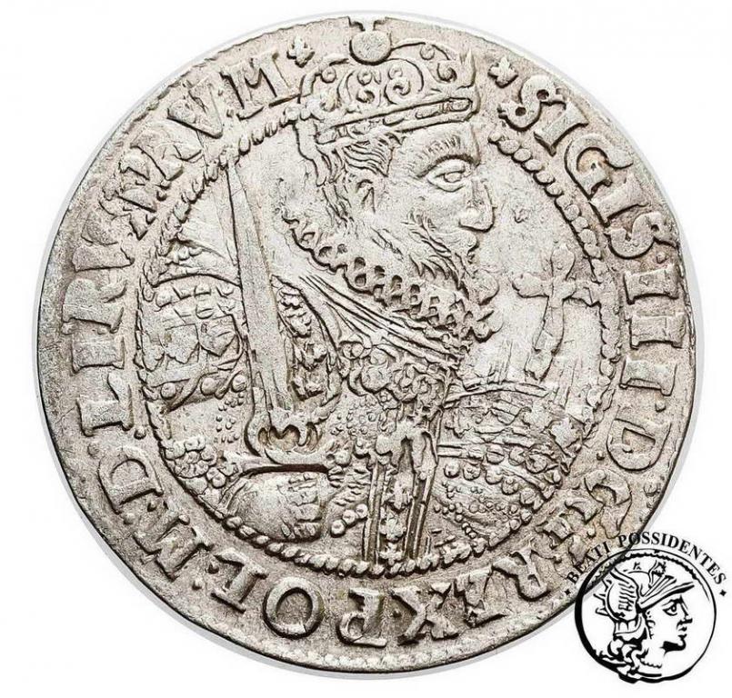 Polska Zygmunt III Waza ort kor 1622 Bydgoszcz s3+