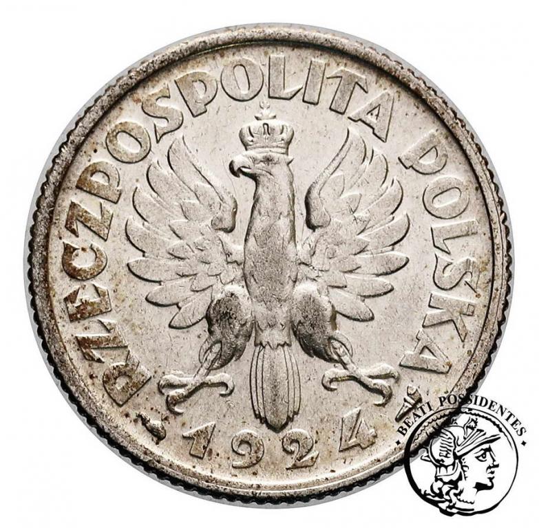 Polska 1 złoty 1924 st. 3+