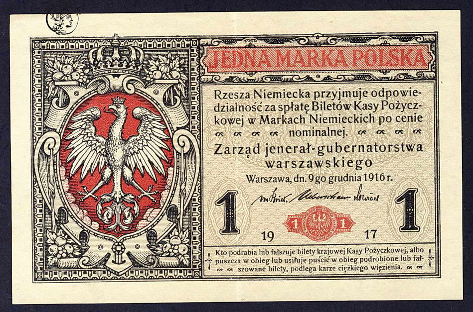 Polska 1 Marka Polska Jenerał 1916 ser. B st.2