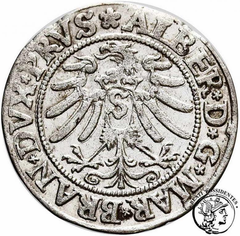 Polska Albrecht grosz pruski 1533 st. 3+