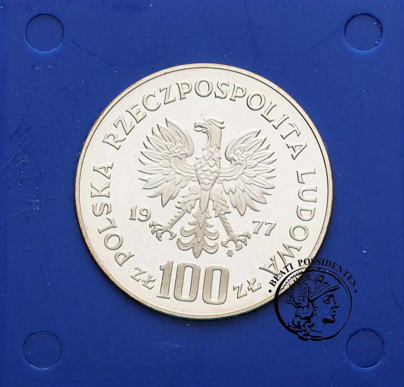 Polska PRL 100 zł 1977 Henryk Sienkiewicz st. L