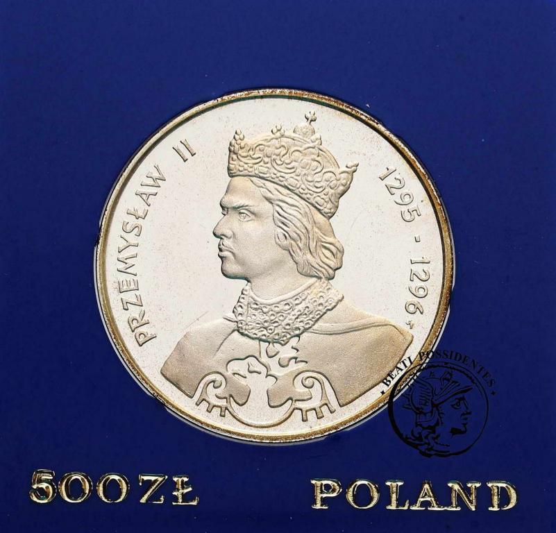 Polska PRL 500 zł 1985 Przemysław II st. L-