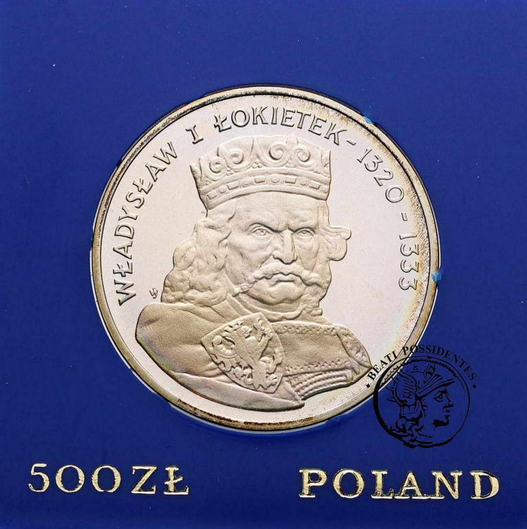 Polska PRL 500 zł 1986 Władysław I Łokietek st. L