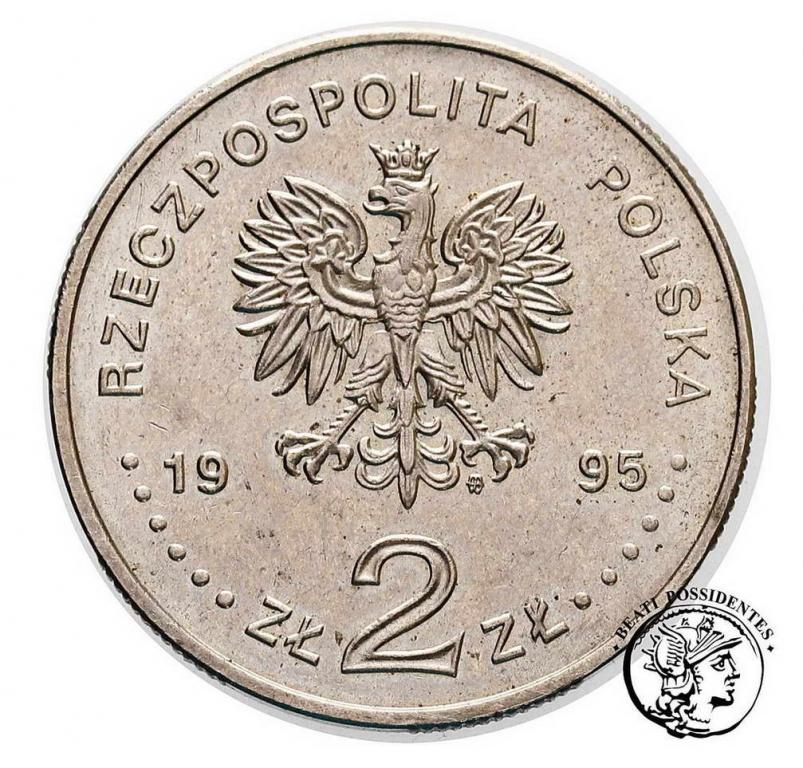 Polska III RP 2 złote 1995 Ateny zapaśnicy st. 1-