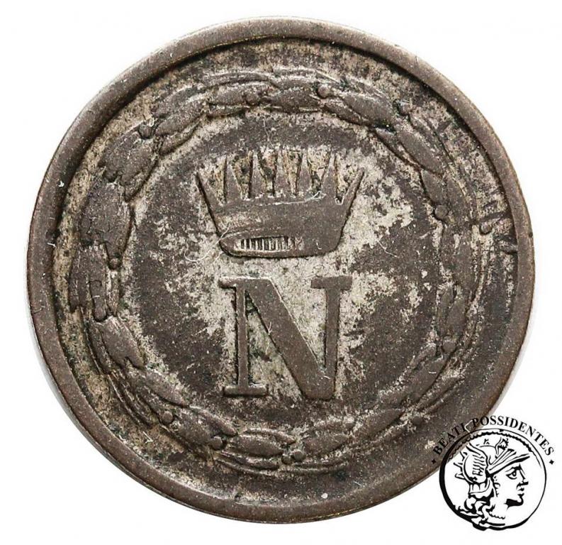 Włochy Król Napoleon I 10 centesimi 1811 M st.3