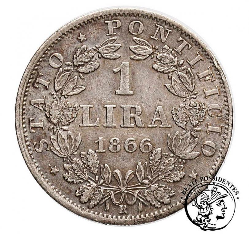 Watykan 1 Lira 1866 An XXI Pius XI st.3