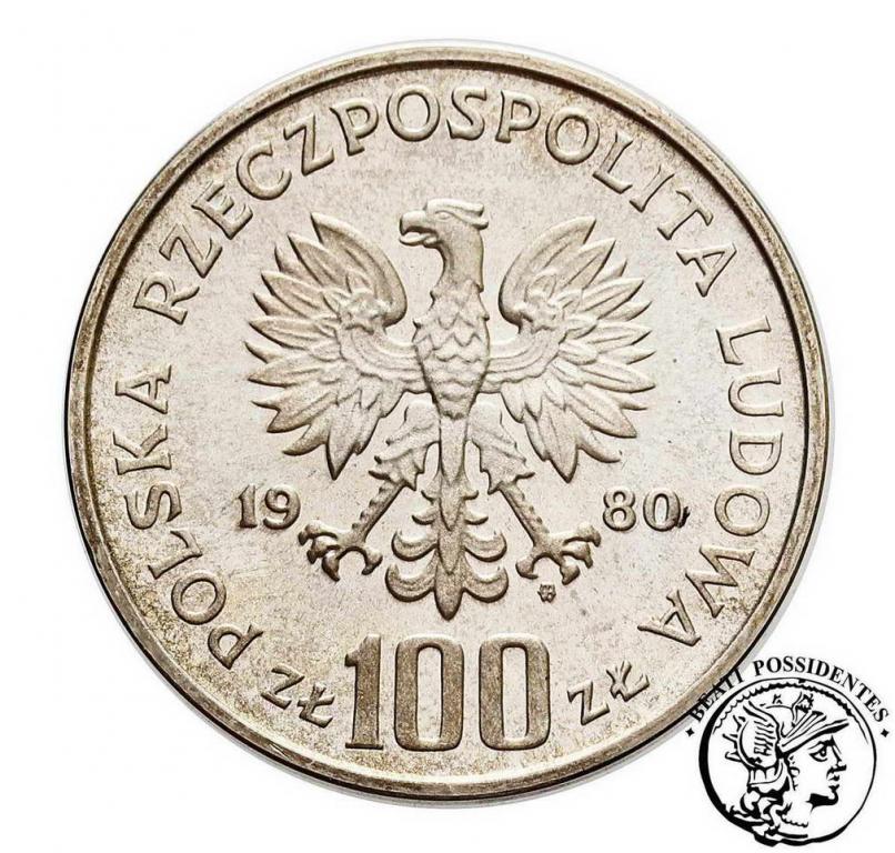 Polska 100 złotych 1980 Kochanowski st. L-