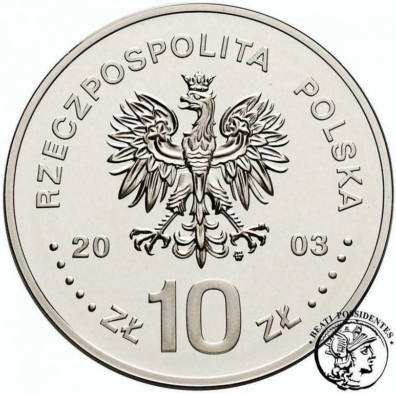 Polska III RP 10 złotych 2003 Leszczyński pop st.L