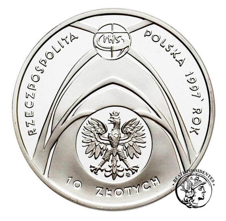 Polska III RP 10 zł JP II Eucharystia 1997 st. L