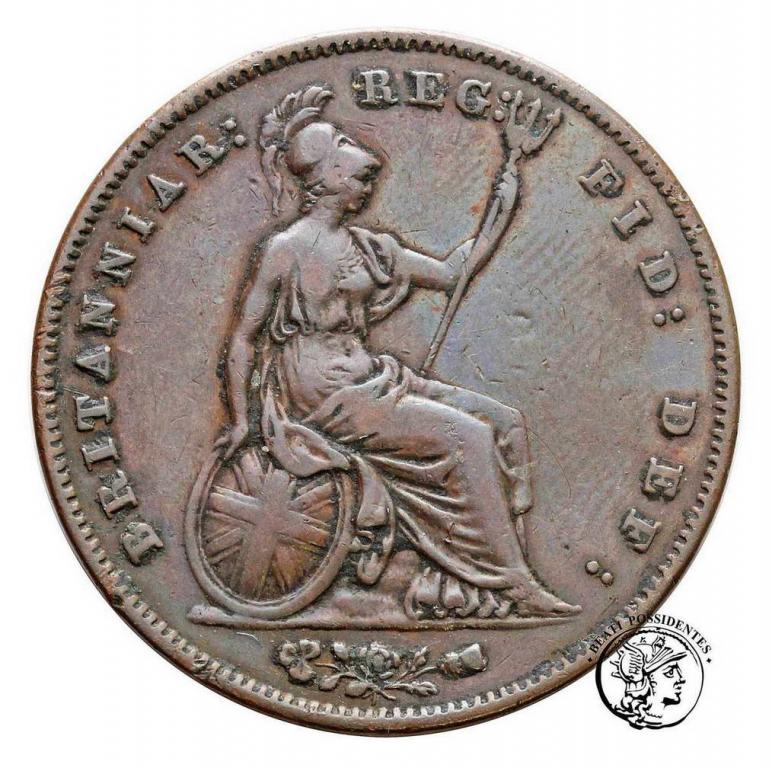 Wielka Brytania 1 penny 1858 Victoria st.3