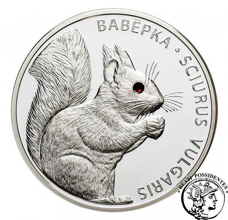 Białoruś 20 rubli 2009 wiewiórka st.L