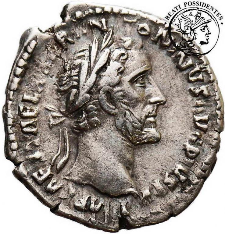 Rzym Antoninus Pius 138-161 Ar-denar st. 3+