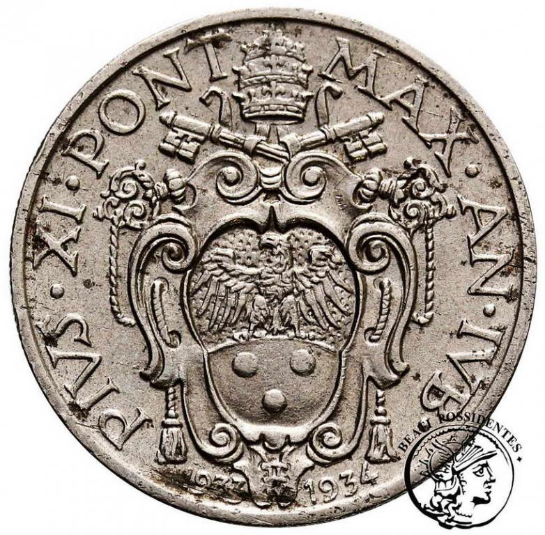 Watykan 20 centesimi 1933/34 Pius XI st. 2