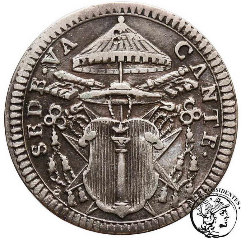 Watykan Sede vacante grosso 1758 st. 3+