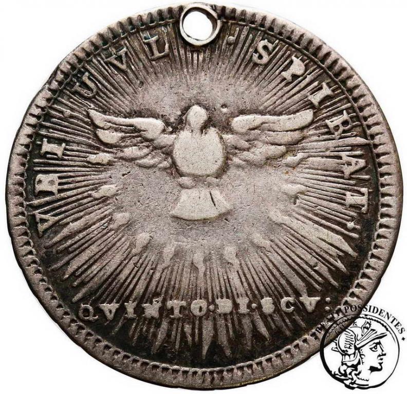 Watykan Sede vacante 1/5 scudo 1758 st.3-