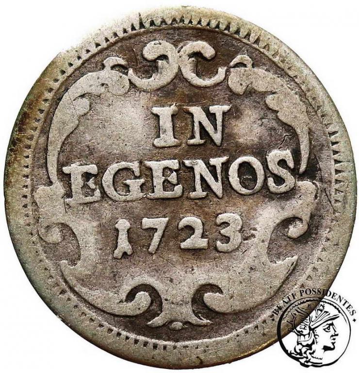 Innocenty XIII 1721-24 mezzo grosso 1723 st. 3