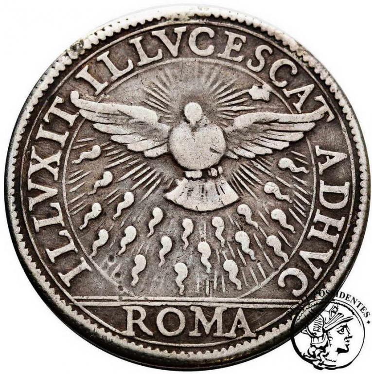 Watykan Sede Vacante 1669 teston st. 3