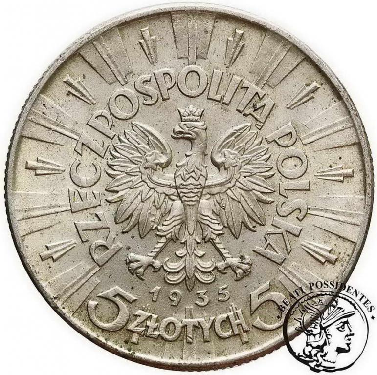 Polska 5 złotych 1935 Piłsudski st. 2
