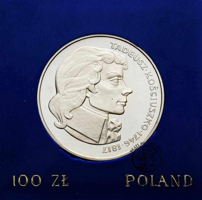Polska PRL 100 złotych 1976 Tadeusz Kościuszko stL