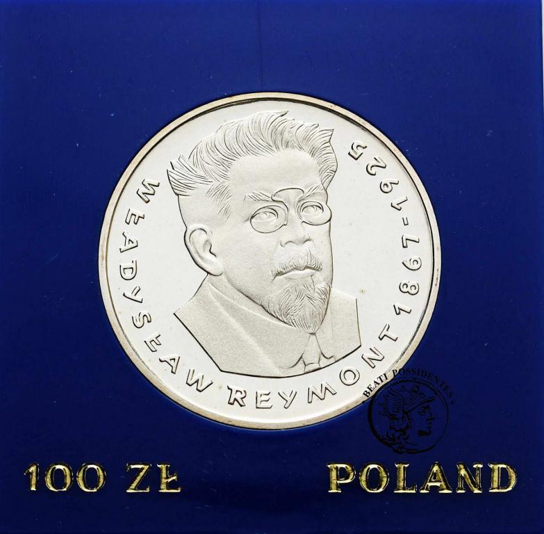 Polska PRL 100 złotych 1977 W. Reymont st. L