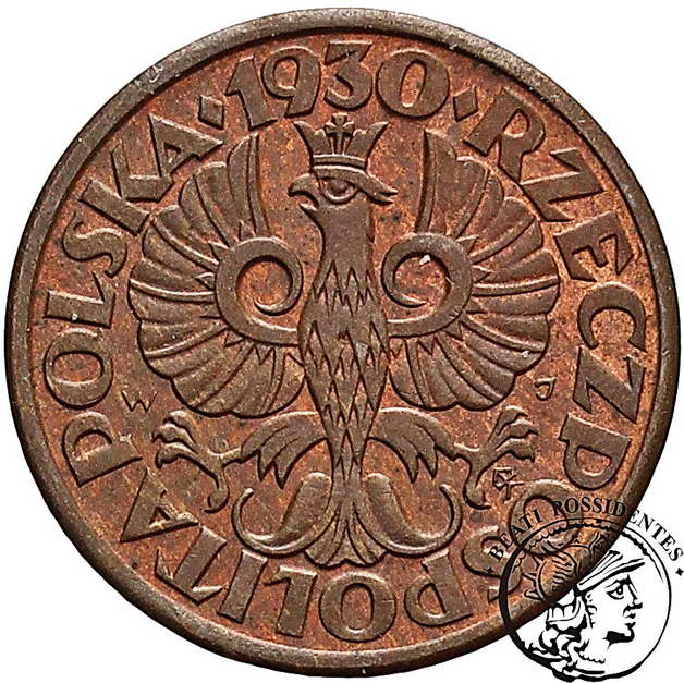 Polska II RP 1 grosz 1930 st.2