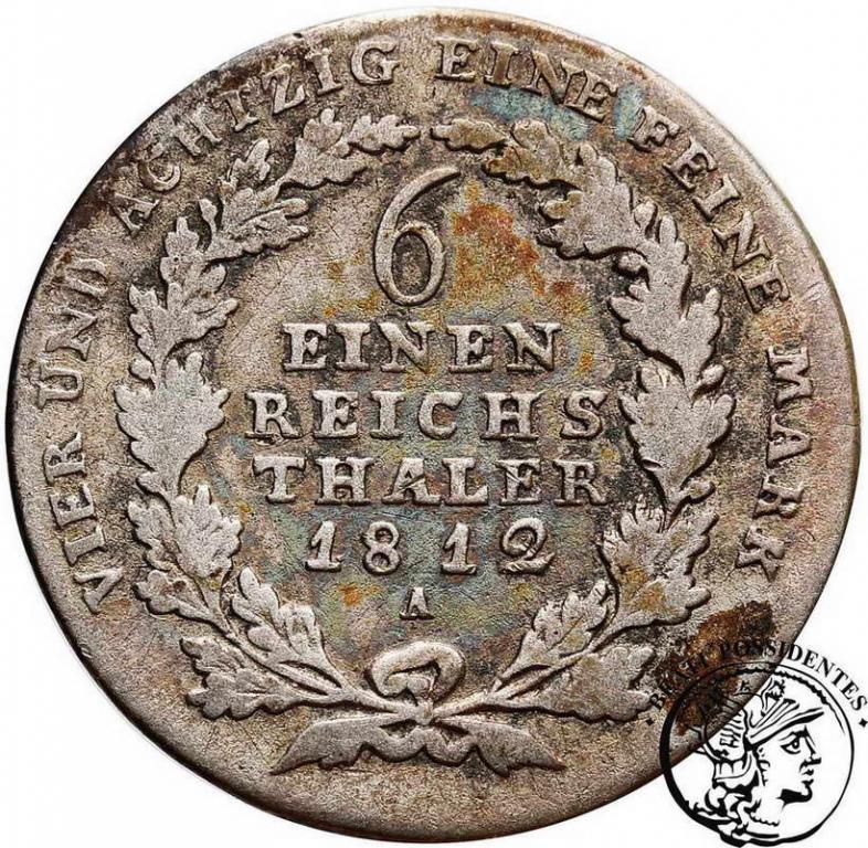Niemcy Prusy 4 grosze 1812 A (Berlin) st. 3-
