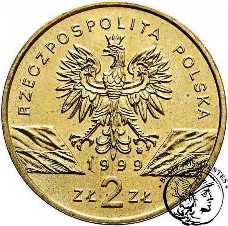 Polska 2 złote 1991 Wilki st. 1-