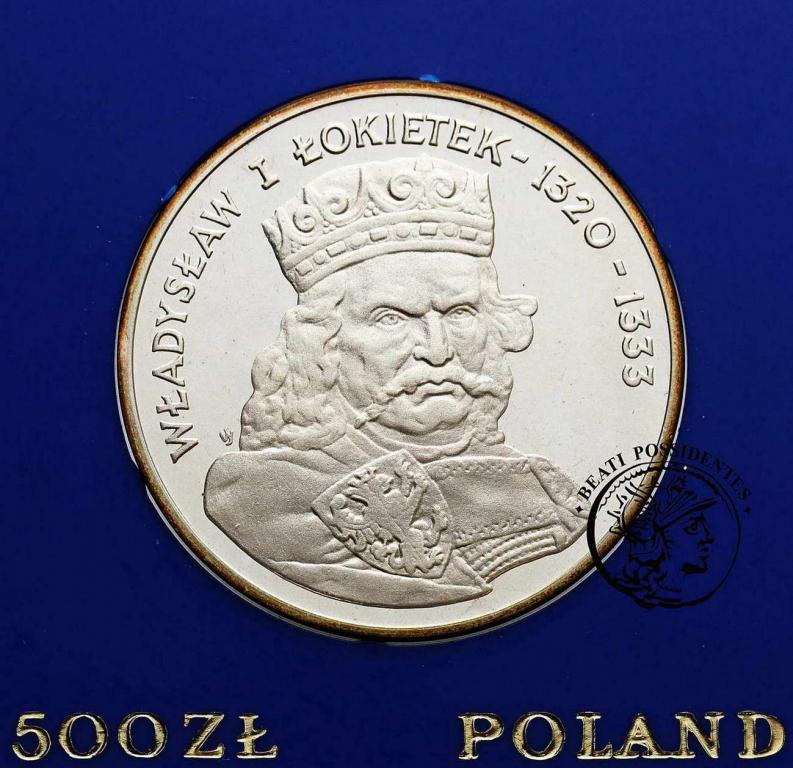 Polska 500 złotych 1986 Wł. Łokietek st. L