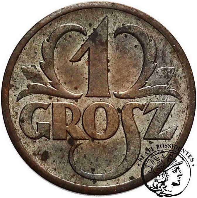 Polska II RP 1 grosz 1938 st. 1
